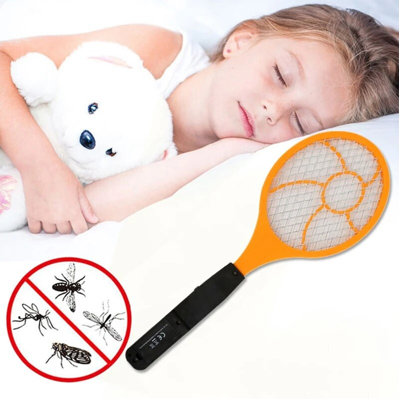 LED električni mosquito swatter Flyswatter električni teniski reket 44 X15.5 Wasp Mosquito Killer