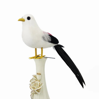 Simulare de pene din spumă artificială, pasăre, bricolaj, meșteșuguri pentru petreceri, obiecte ornamentale, grădina de acasă, decorare nuntă