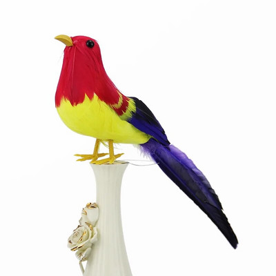 Simulare de pene din spumă artificială, pasăre, bricolaj, meșteșuguri pentru petreceri, obiecte ornamentale, grădina de acasă, decorare nuntă