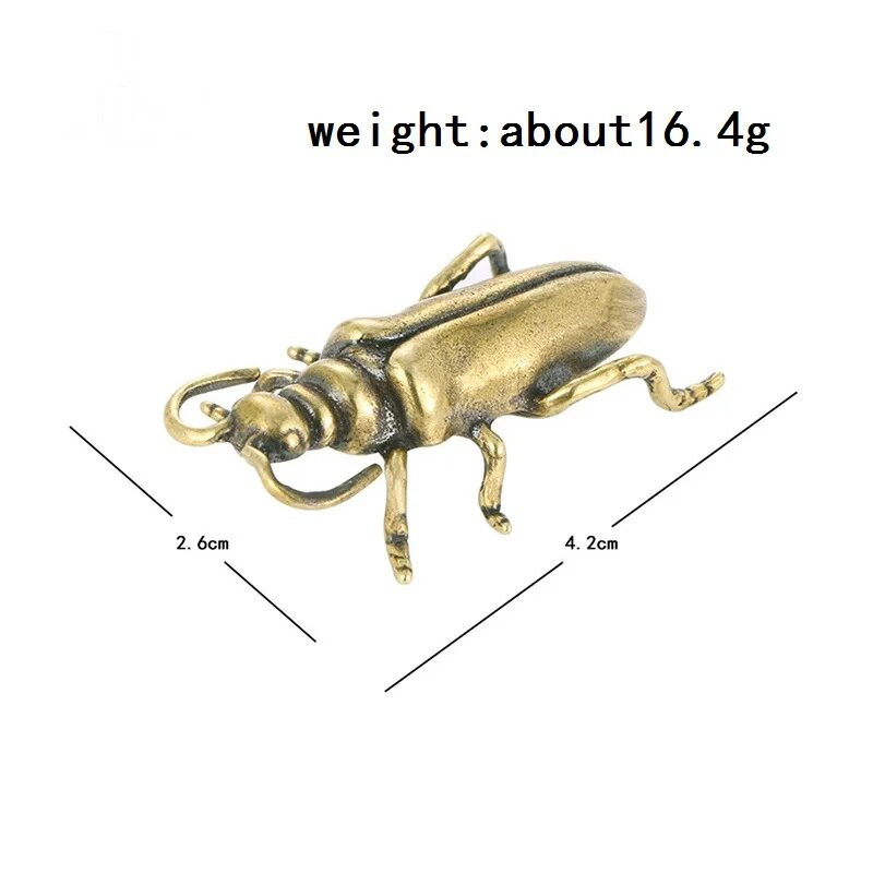 Žalvario modeliavimas Gyvūnų vabalų figūrėlės Miniatiūriniai Stalinio stalo ornamentai Priedai Juokingi stalo arbata Naminių gyvūnėlių amatai Retro namų dekoracijos