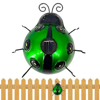 Ηλιακό φως LED για αυλή Landscape Outdoor Ladybug Ηλιακό φωτιστικό κήπου Αίθριο Στολίδι Αδιάβροχο Αντιδιαβρωτικό