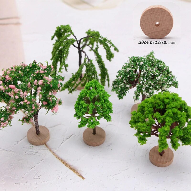 Mini medžio fėja sodo puošmenos Miniatiūros Mikro kraštovaizdžio dervos amatai Bonsai figūrėlės sodo dekoro priedai