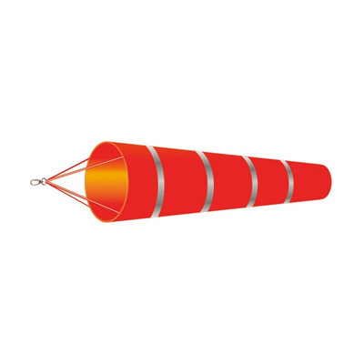 Șosetă de vânt reflectorizant în aer liber rezistent la zgârieturi Rezistent la vânt Fluorescent Șosetă de vânt reflectorizant Giroută 60/80/100/150CM/200CM