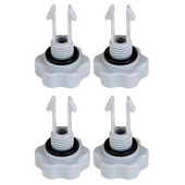 4 seturi de supape de evacuare pentru Intex 25002 set de supape de eliberare a aerului cu inele O pentru sisteme de pompare cu filtru Căzi cu hidromasaj Partea piscinei