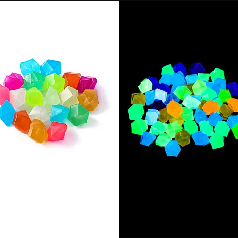 50/100 tk. Pimedas aias helendavad kivikesed kõnniteel Aia terrass Muru aed siseõu kalapaak akvaariumi kaunistus helendav kivi