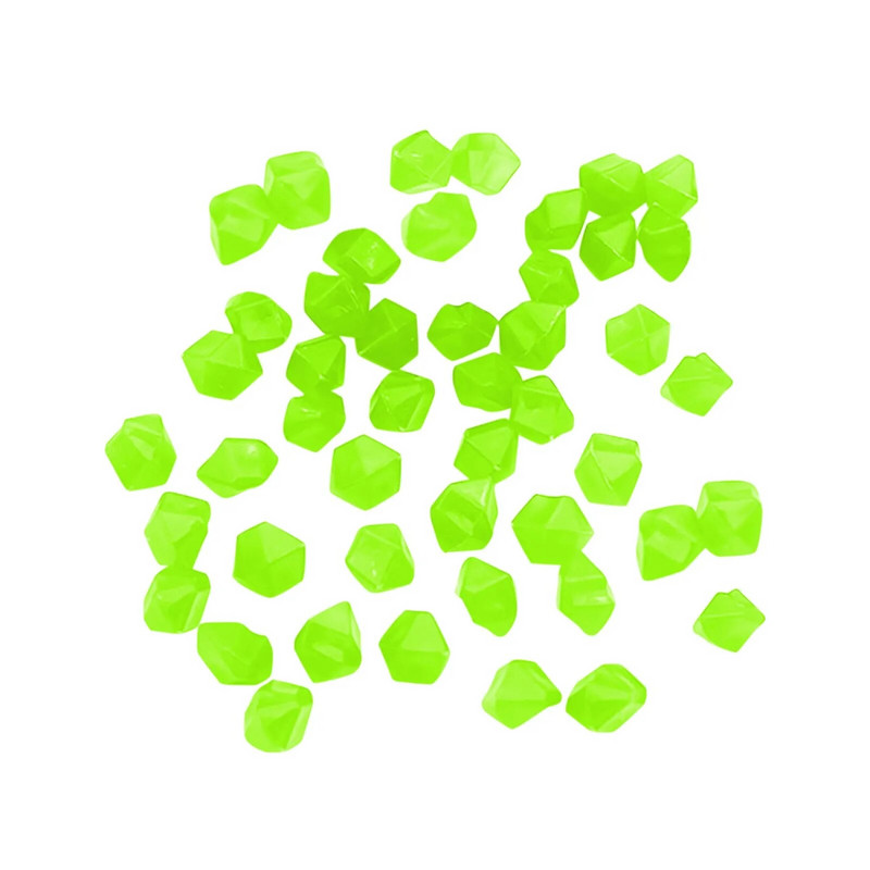 Fluorescentni šljunak Vrt Fish Tank Akvarij Svjetleći kameni ukrasni dodaci koji svijetle u tami Kamenje ukrasni akvarij