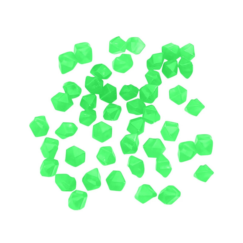 Fluorescentni šljunak Vrt Fish Tank Akvarij Svjetleći kameni ukrasni dodaci koji svijetle u tami Kamenje ukrasni akvarij