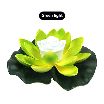 Led tvenkinio žibintai dirbtiniai plūduriuojantys lotoso formos tvenkinio naktiniai žibintai LED sodo tvenkinio fontano dekoratyviniai žibintai
