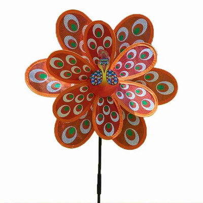 Rainbow Spinner Moara de vânt Pisica Câine Tigru pe bicicletă DIY Bicicletă Wind Spinner Whirligig Grădină Gazon Gadgets decorative Jucării pentru copii