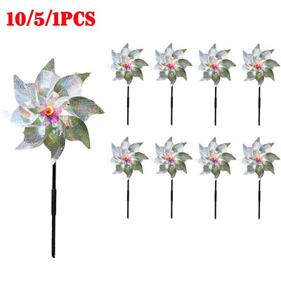10/5/1 buc roți de grădină curte colorate mize de moară de vânt decorare jucărie pentru copii decor jardinier în aer liber curcubeu roți decor acasă