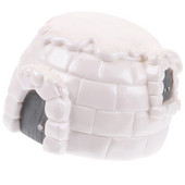 Ornamente Igloo Figurine pentru Casă de Gheață Copii Artizanat Recuzită Modele Figurine din Plastic pentru Decor Poza Copii