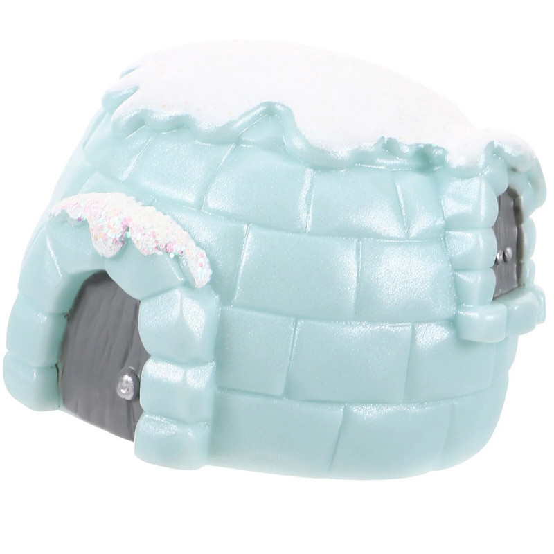 Ornamente Igloo Figurine pentru Casă de Gheață Copii Artizanat Recuzită Modele Figurine din Plastic pentru Decor Poza Copii