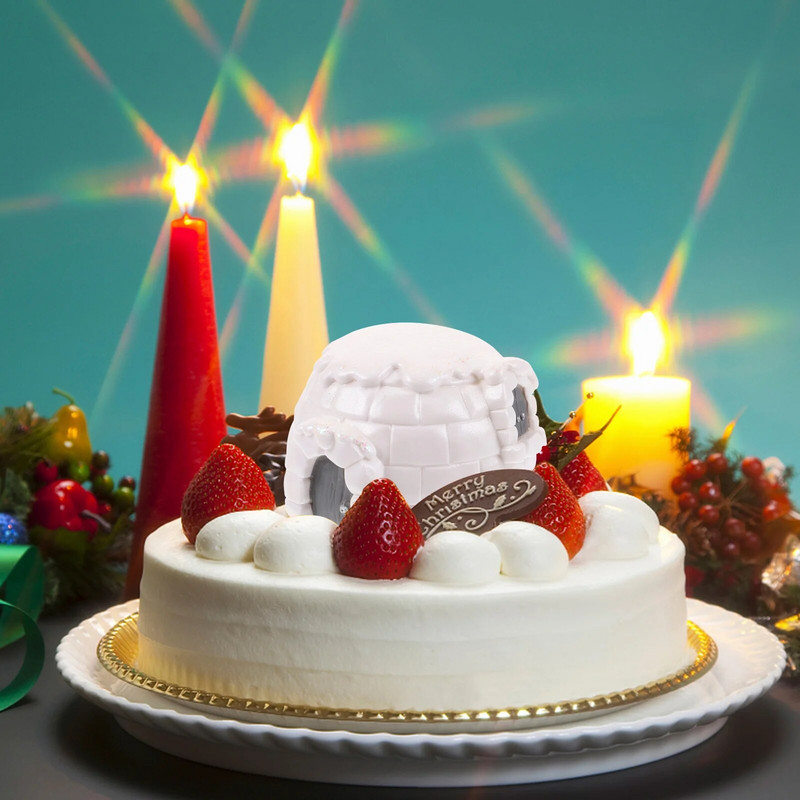 Ornamente Igloo Figurine pentru Casă de Gheață Copii Artizanat Recuzită Modele Figurine din Plastic pentru Decor Poza Copii