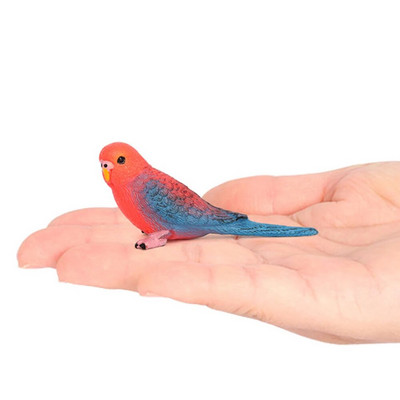 Kūrybinis modeliavimas papūgos papūgėlės miniatiūrinis kraštovaizdžio ornamentas gyvūnas modelis vejos figūrėlė dirbtinis paukščių fotografavimo rekvizitas