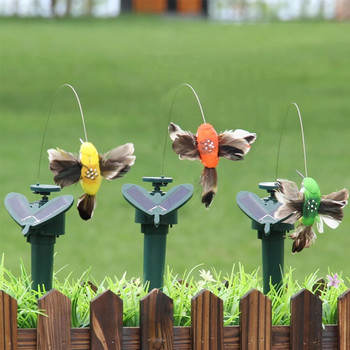 Solar Butterfly Hummingbird Διακόσμηση Κήπου Προσομοίωση Flying Bird Dancing Fluttering Gardening Decor Στολίδι Εξωτερική αυλή