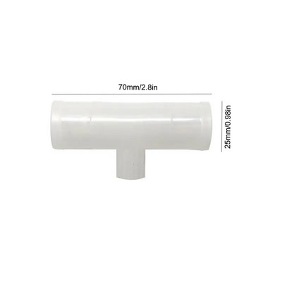 6-30 vnt. automatinės vištienos girdyklos trišakiai jungtys 20/25 mm plastikinės paukščių girdyklos PVC trišakiai jungiamosios detalės vištienos vandens gėrimo puodeliams