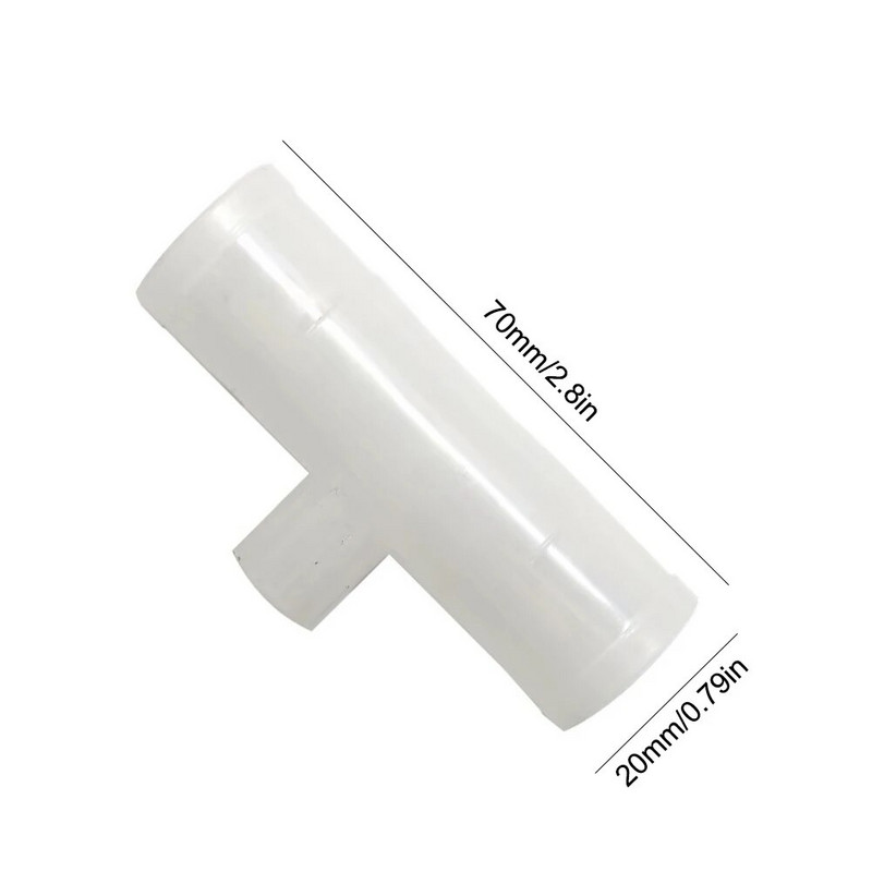 6-30 vnt. automatinės vištienos girdyklos trišakiai jungtys 20/25 mm plastikinės paukščių girdyklos PVC trišakiai jungiamosios detalės vištienos vandens gėrimo puodeliams