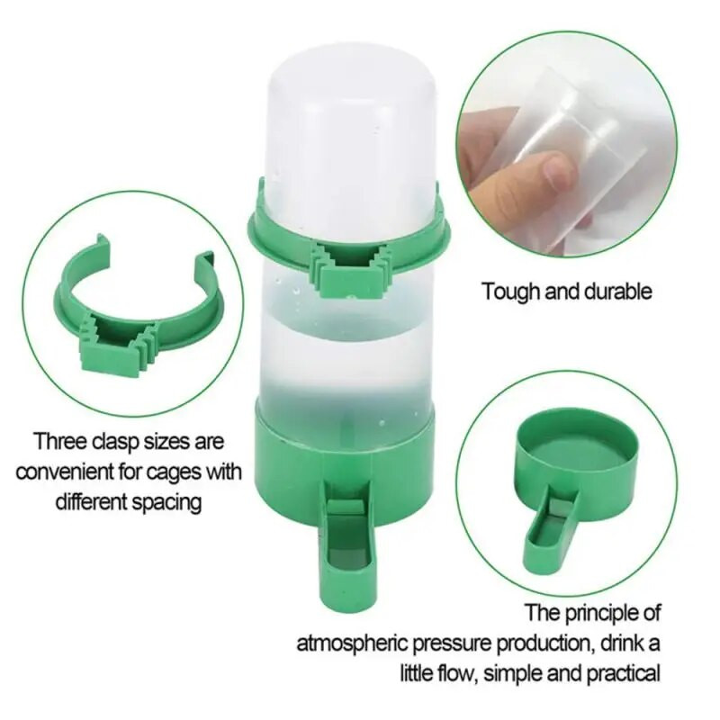 Hranilica za vodu za ptice, fontane za pojenje golubova, kavez za papige za kućne ljubimce, boca za piće, dodaci za kavez za ptice, pribor za ptice