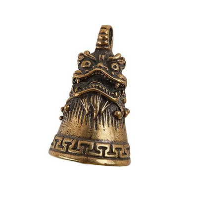 Χειροτεχνία από ορείχαλκο με χύτευση Wind Bell Θιβετιανό χάλκινο κουδούνι μεταλλικό αντίκες κουδούνι Feng Shui Metal Wind Chime Fortune Jingle Bell