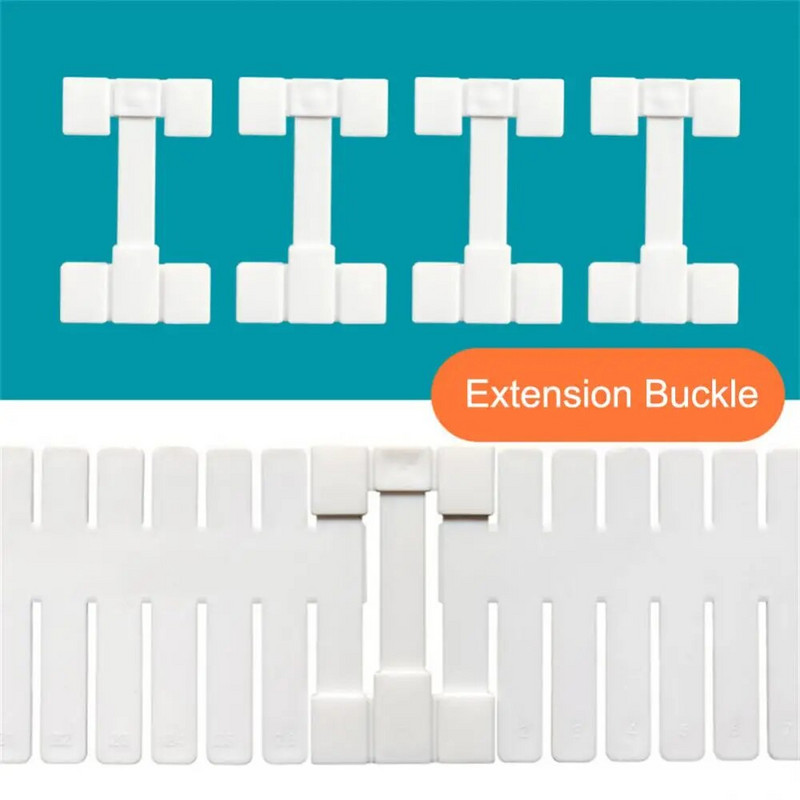 10db Fiókosztó Tartozékok Konyha Asztal Hálószoba Nappali Tároló Hosszabbító Rögzítő csat Oldalsó Rögzítő csat