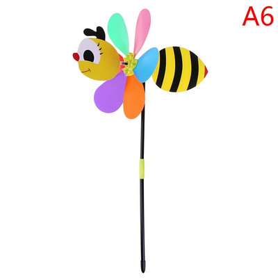Animal colorat din desene animate Moara de vant Wind Spinner Casa Gradina Curtea Decor exterior