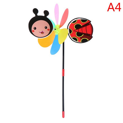 Animal colorat din desene animate Moara de vant Wind Spinner Casa Gradina Curtea Decor exterior