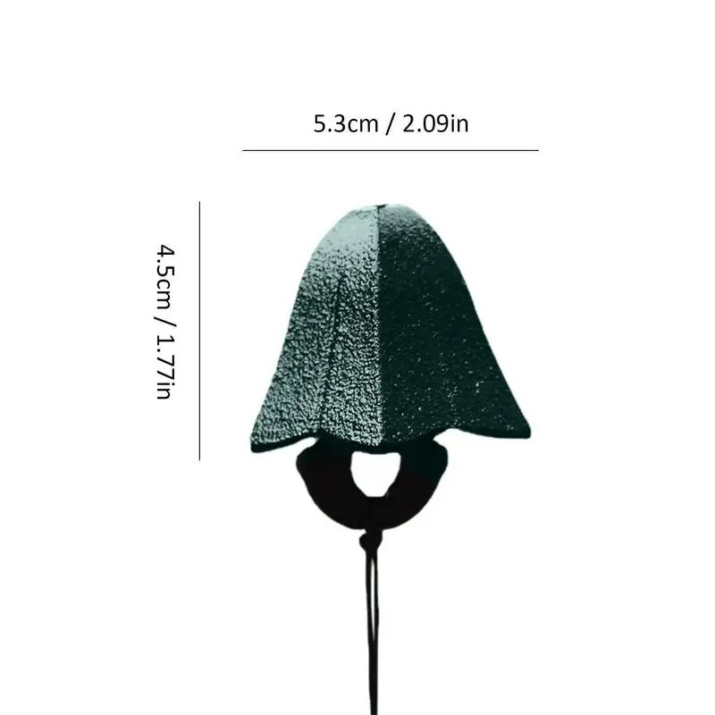 Japonijos vėjo ketaus šventykla besimeldžiančio sapno gaudytojo dovana ketaus varpas Japoniški vėjo varpeliai durų prieangyje miegamojo terasa