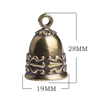 Страхотна миниатюрна камбана Модел от месингова камбана Стабилен, ясен звук Модел на камбана със сложна текстура