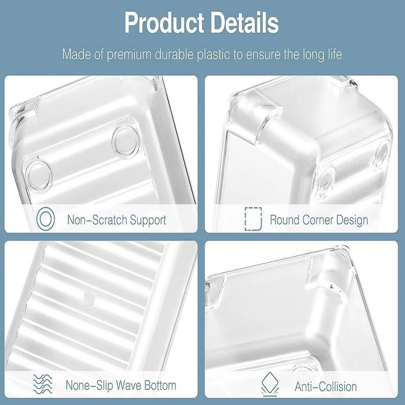 Rašomojo stalo stalčių laikikliai Skaidrūs daugiafunkciniai tualeto ir vonios stalčiai plastikiniai makiažo laikymo stalčiai Dėžutės organizatorių padėklai