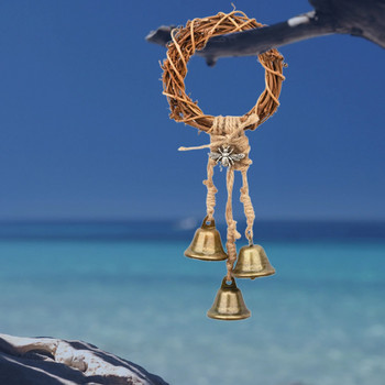 Witch Bells Προστασία για κρεμάστρα πόμολο πόρτας Wind Chimes Witchy Things Clear Negative Energy Witchcraft Wicca Supplies Διακόσμηση σπιτιού