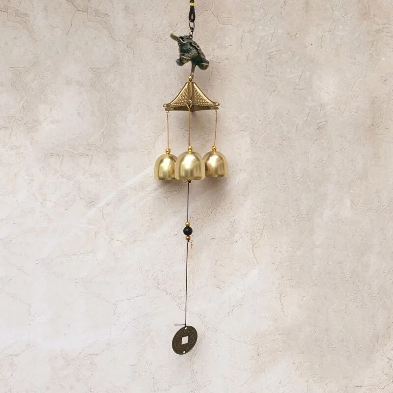 Outdoor Living Win Rytų lauko kiemo puošmena senovinis vėjo metalas 1vnt metaliniai vėjo varpeliai varpeliai sodas kinų laimės