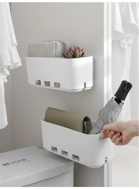 Tvirtinamas spintelės šone po kriaukle Punch Nemokamas laikiklis Nuimamas virtuvės reikmenys Vonios kambario buitiniai stovo stalčiai Virtuvės tvarkyklė