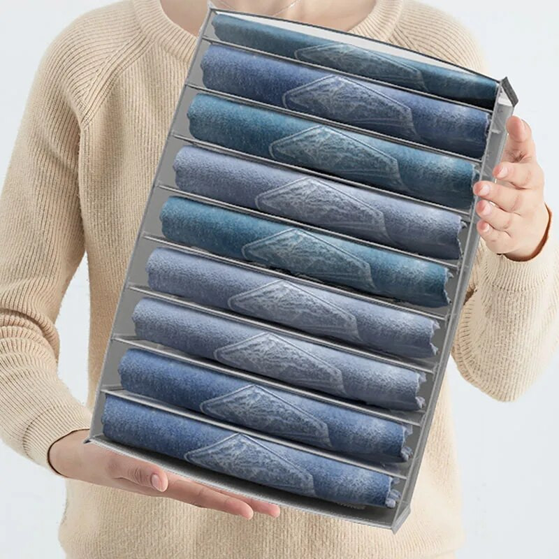 Sklopiva odjeća artefakt hlače majica kratkih rukava stalak za pohranu dorada ormara džemper hlače slojevita ploča za slojeve