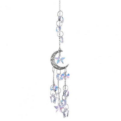Suncatcher Decor Faux Crystal Hanging Decor Portable Bright-colored Attractive Estetic Glitter Prism Pendant