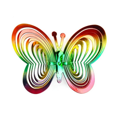 3D Fluturi Respingător Păsări Spinner Clopoței de vânt Decorații agățate Sperietor reflectorizant Ornament agățat Decorare grădină în aer liber