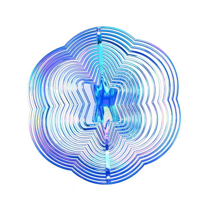 3D Fluturi Respingător Păsări Spinner Clopoței de vânt Decorații agățate Sperietor reflectorizant Ornament agățat Decorare grădină în aer liber