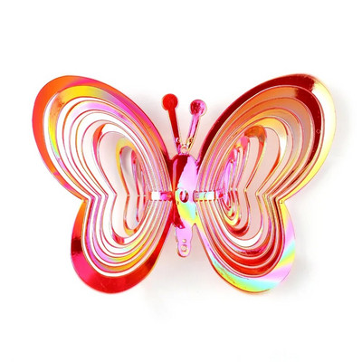 3D Fluturi Respingător Păsări Spinner Clopoței de vânt Decorații agățate Sperietor reflectorizant Ornament agățat Decorare grădină în aer liber