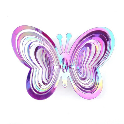 3D Fluturi Respingător Păsări Spinner Clopoței de vânt Decorații agățate Sperietor reflectorizant Ornament agățat Decorare grădină în aer liber