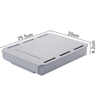 Self stick sub sertar de birou Tavă pentru creion acasă școală bucătărie birou cutie de depozitare machiaj haine dulap organizator sertar de masă