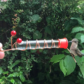 Hrănitoare pentru păsări Accesorii pentru grădină Hrănitoare pentru colibri Băutor Ventuză Decor de grădină Design de flori Hrănitoare pentru păsări pentru păsări sălbatice