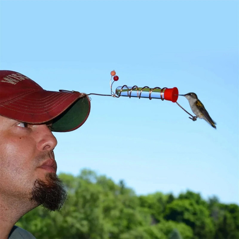 Paukščių lesyklėlė sodo reikmenys Kolibrių lesyklėlė gertuvė siurbimo taurė Sodo dekoro gėlių dizaino paukščių vandens lesyklėlės laukiniams paukščiams