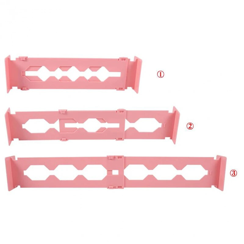 Reguliuojami stalčių skirstytuvai Tvarkyklės drabužių skyriklis, skirtas makiažui.