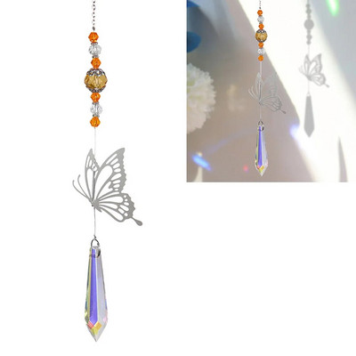 Saulės gaudyklės Kabantys krištolinis gyvybės medis akmens karoliukai prizmė pakabukas amatų vėjo varpeliai langas namų sodo dekoravimas ловец солнца