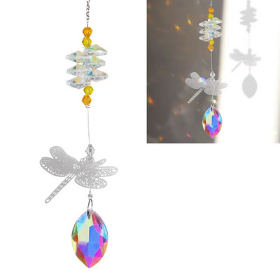 Saulės gaudyklės Kabantys krištolinis gyvybės medis akmens karoliukai prizmė pakabukas amatų vėjo varpeliai langas namų sodo dekoravimas ловец солнца