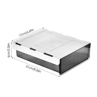 Ladica ispod stola Kutija za pohranu Skrivena Viseća Spavaća soba Spavaonica Ured Ljepljenje stola Bez probijanja Sortiranje dna stola