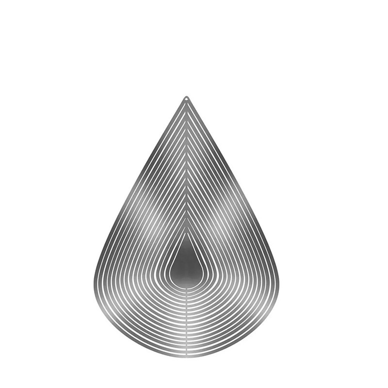 Nerūdijančio plieno stereofoninis besisukantis metalinis vėjo varpelis vėjo suktukas Undefined vėjo varpeliai ir dekoracijos Kabantys vėjai lauke #t2g