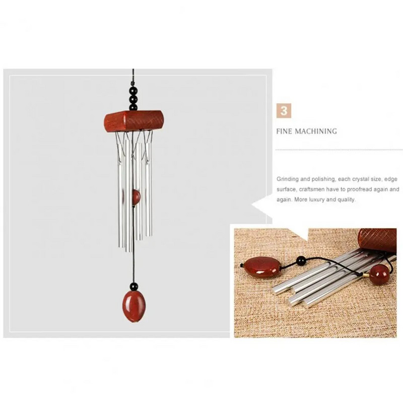 Vėjo varpeliai, dekoratyviniai kabantys dizainai, elegantiški vamzdžiai, vėjo varpeliai, pakabinami prie sienų dekoracijos patalpose