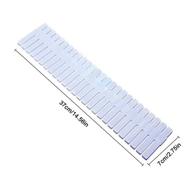 4kom Ladica Pregrada Duboko podesiva i spojiva Komoda Separator DIY Organizatori za kupaonicu Kuhinja Ormar Odlaganje odjeće