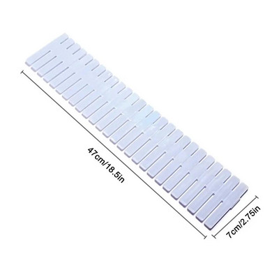 4kom Ladica Pregrada Duboko podesiva i spojiva Komoda Separator DIY Organizatori za kupaonicu Kuhinja Ormar Odlaganje odjeće