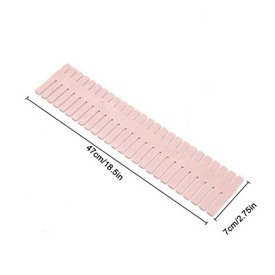 4kom Ladica Pregrada Duboko podesiva i spojiva Komoda Separator DIY Organizatori za kupaonicu Kuhinja Ormar Odlaganje odjeće